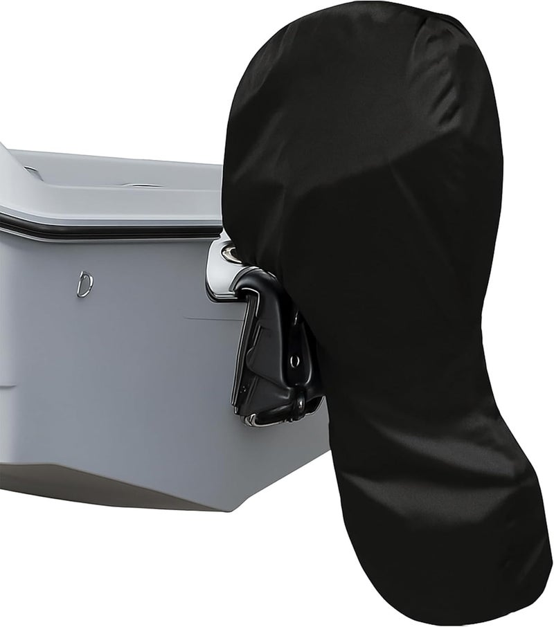 GluckMarine GlückMarine Full Outboard Motor Cover Compatible with Mercury Suzuki Evinrude Yamaha Honda Tohatsu 150-225 HP Boat Engines Heavy Duty Sun Proof Black - Image 1